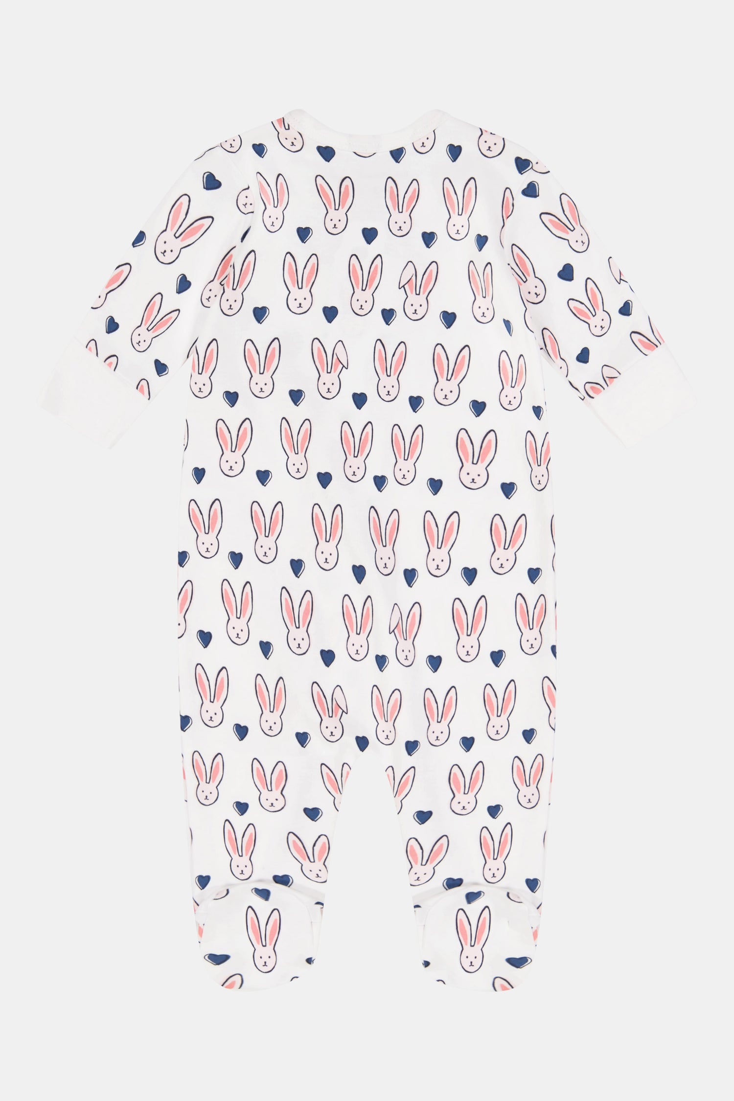Roller Rabbit Infant Love Bunnies Zipper Footie Pajamas Pajamas
