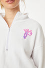 Roller Rabbit Monkey Puff Half Zip Sweatshirt