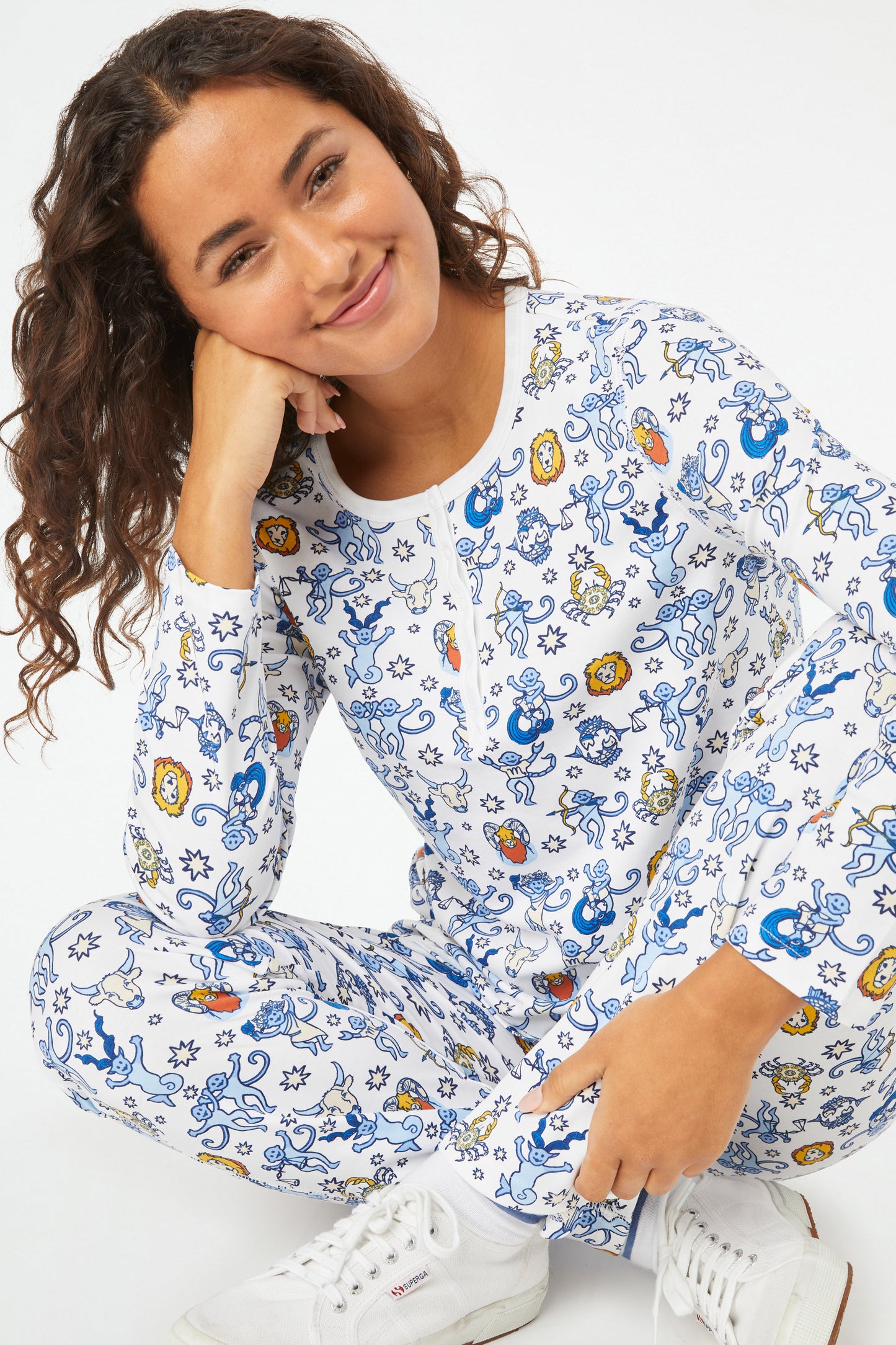 Roller Rabbit White Monkey Horoscope Pajamas