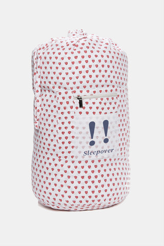 Roller Rabbit Pink Hearts Sleepover Bag
