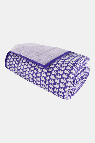 Roller Rabbit Blue Hathi Quilt