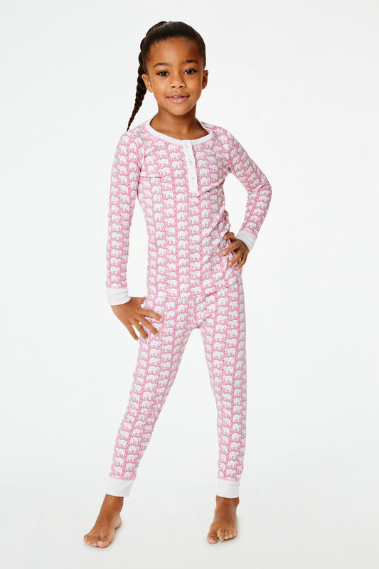 Roller Rabbit Pink Kids Hathi Pajamas