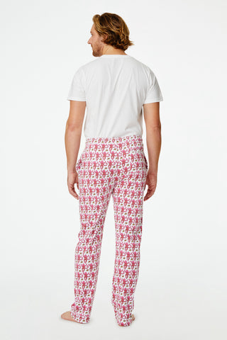 Roller Rabbit Pink Mens Monkey Simon Pant