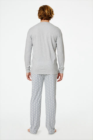 Roller Rabbit Heather Grey Mens Hathi Spencer Pajamas