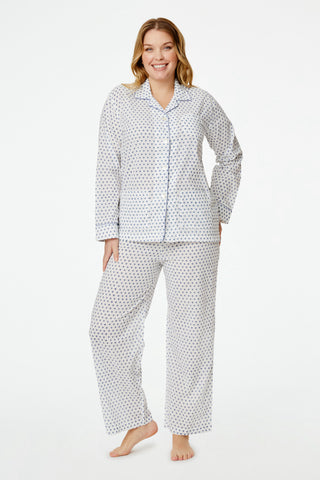 Roller Rabbit Blue Hearts Loungewear Set