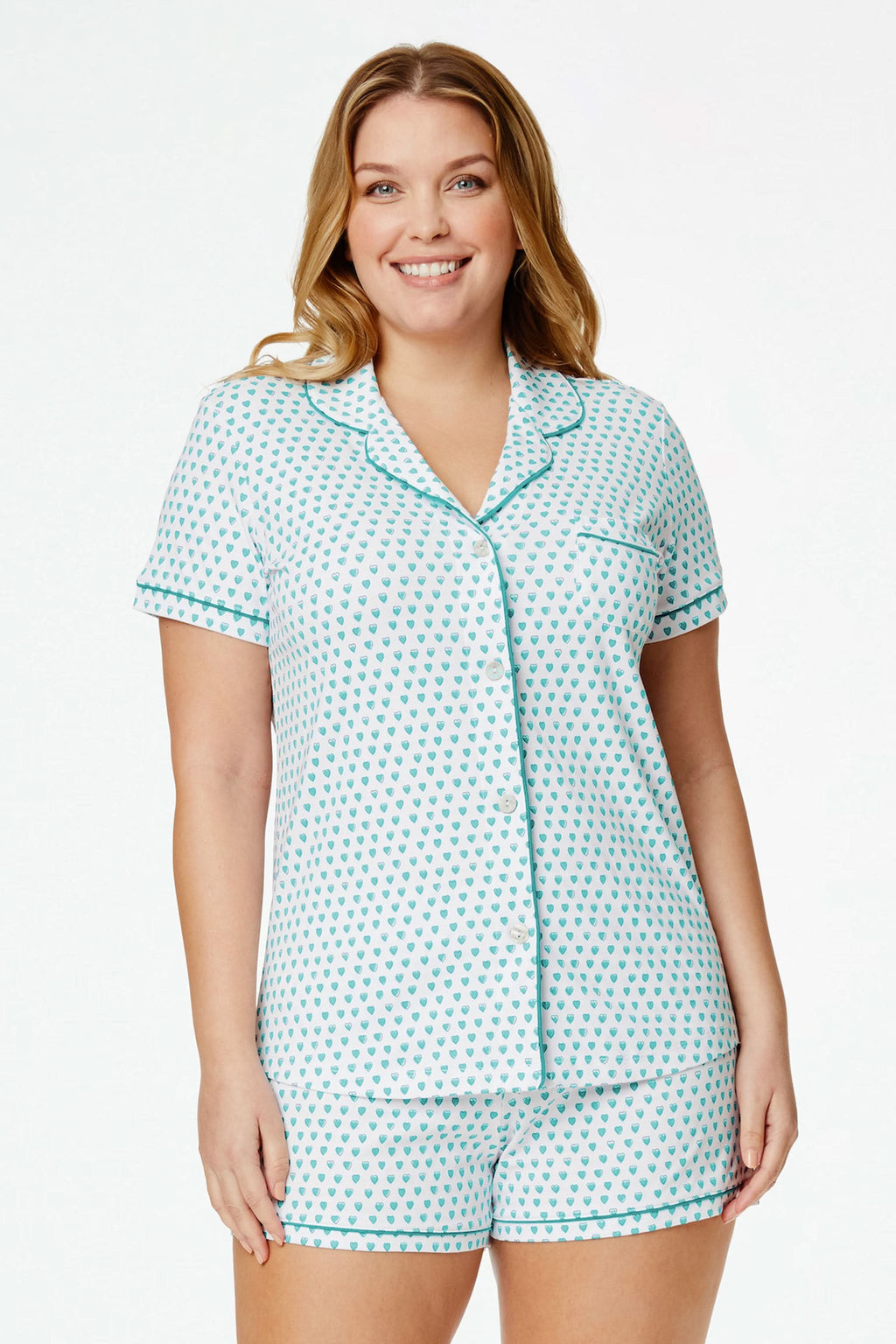 Hearts Polo Pajamas