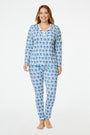 Roller Rabbit Blue Monkey Pajamas